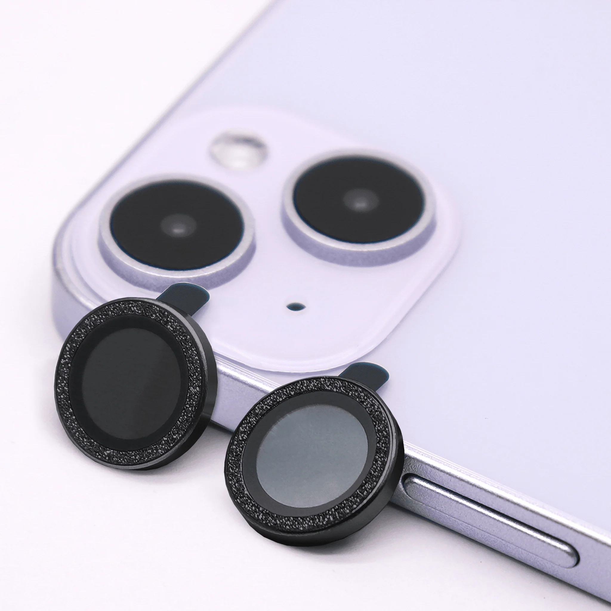 Camera Lens Protector Bundle - Black Glitter